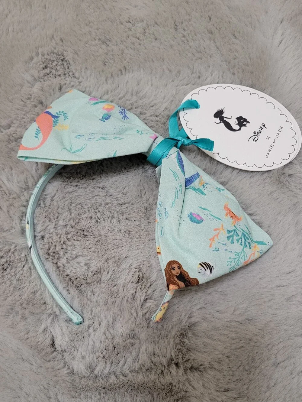 Nwt Disney Janie X Jack Little Mermaid Bow Headband
